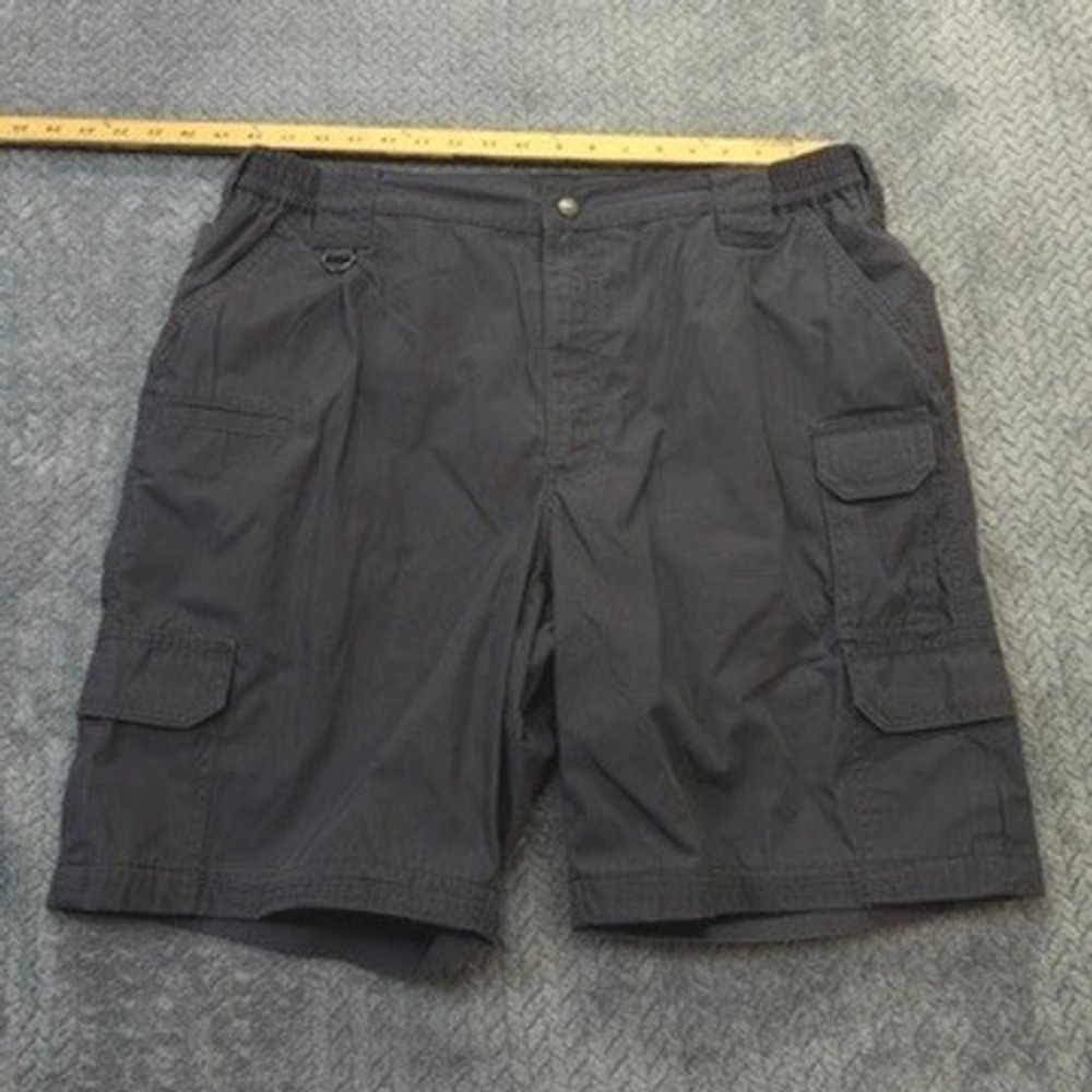 5.11 Tactical Cargo Shorts Mens 40 Gray Ripstop Utility Multi-Pocket Tactical